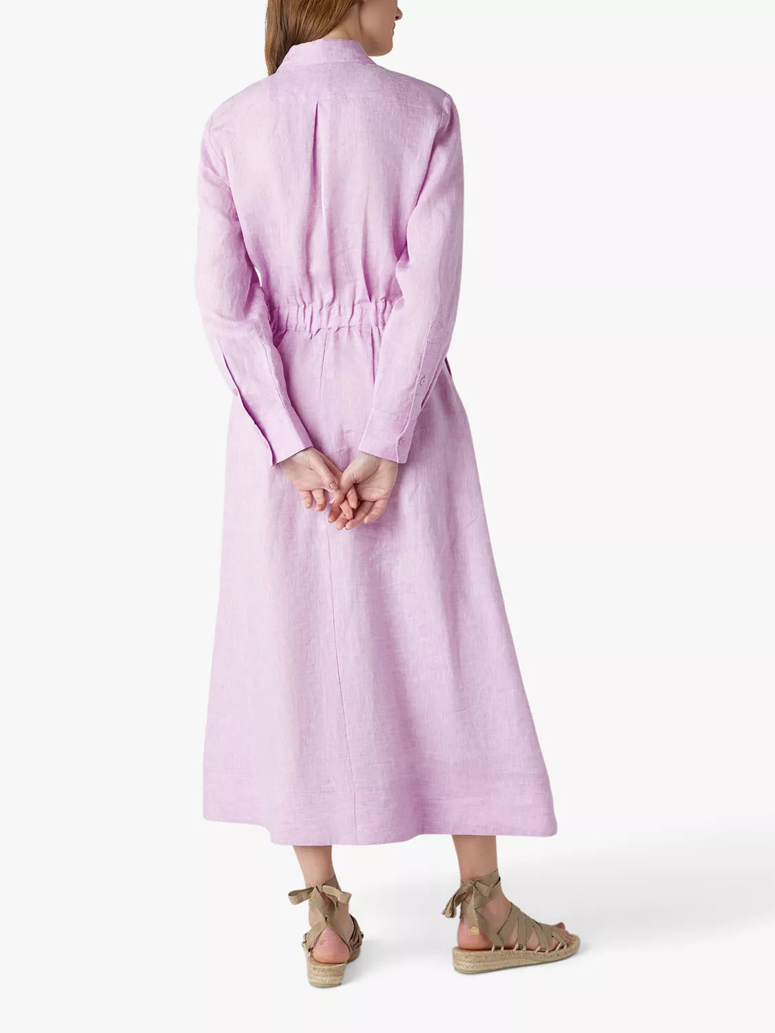 Delilah Linen Shirt Dress