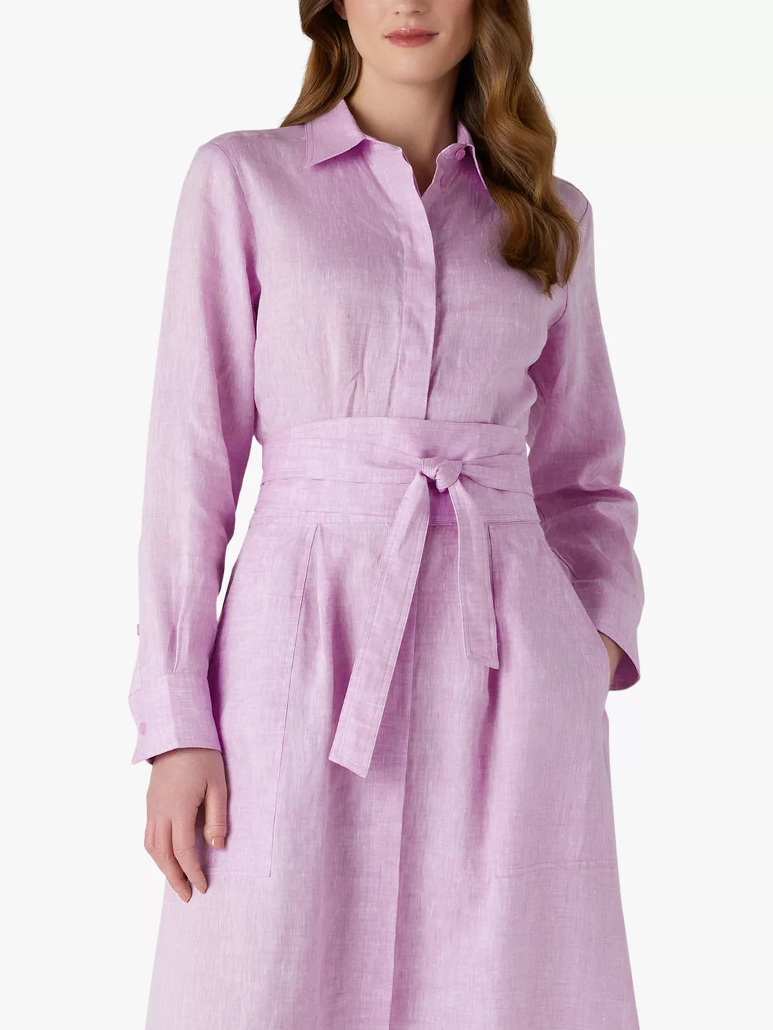 Delilah Linen Shirt Dress