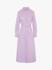 Delilah Linen Shirt Dress