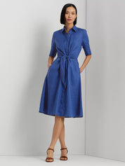 Wakana Linen Shirt Dress