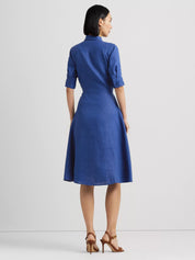 Wakana Linen Shirt Dress