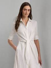 Wakana Linen Shirt Dress