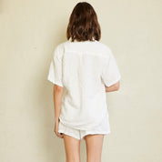 Short Linen Pyjama Set