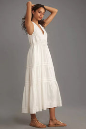 The Somerset Maxi Linen Dress