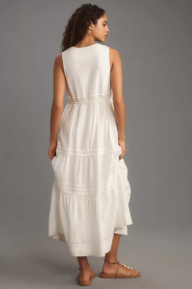 The Somerset Maxi Linen Dress