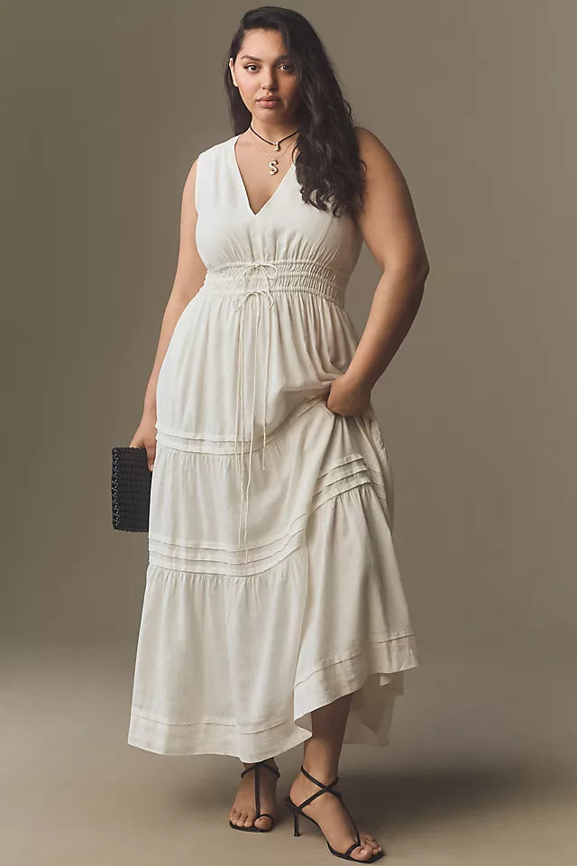 The Somerset Maxi Linen Dress
