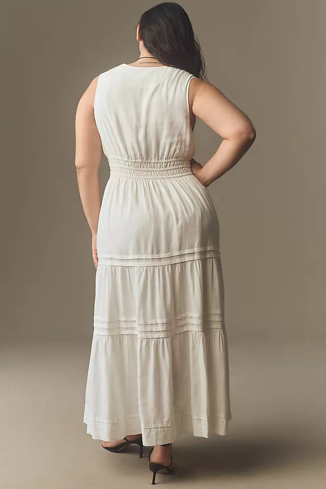The Somerset Maxi Linen Dress