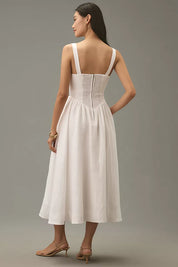 Balia Linen Midi Dress