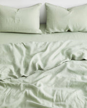Sage 100% Flax Linen Bedding Set