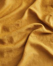 Turmeric 100% Flax Linen Duvet Cover Sets