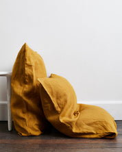 Turmeric 100% Flax Linen Pillowcases (Set 2 pieces)