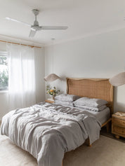 Fog 100% Flax Linen Pillowcases (Set 2 pieces)