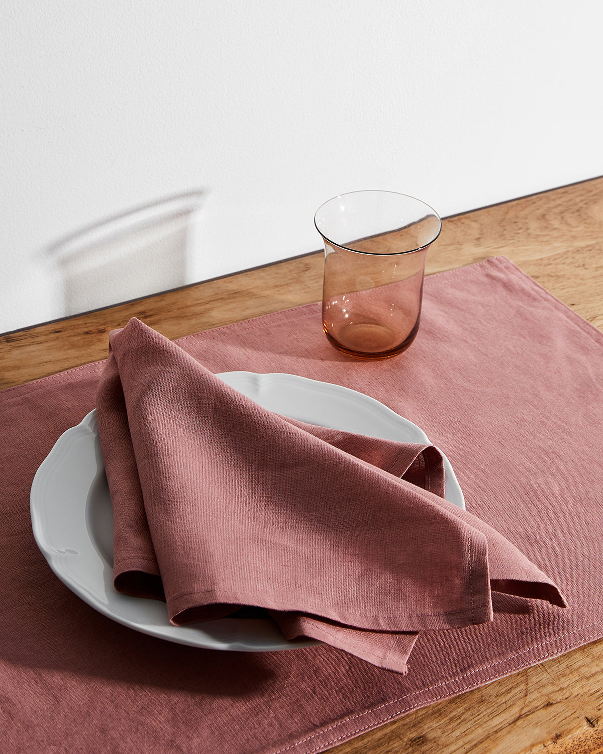Pink Clay Linen Napkins (Set of Four)
