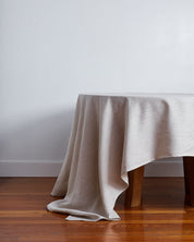 Linen Tablecloth in Oatmeal