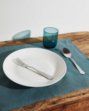 Petrol Linen Placemats (Set 4 pieces)