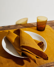 Turmeric Linen Napkins (Set of Four)