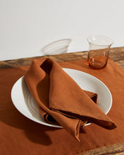 Rust Linen Napkins (Set of Four)
