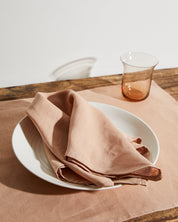 Terracotta Linen Napkins (Set of Four)