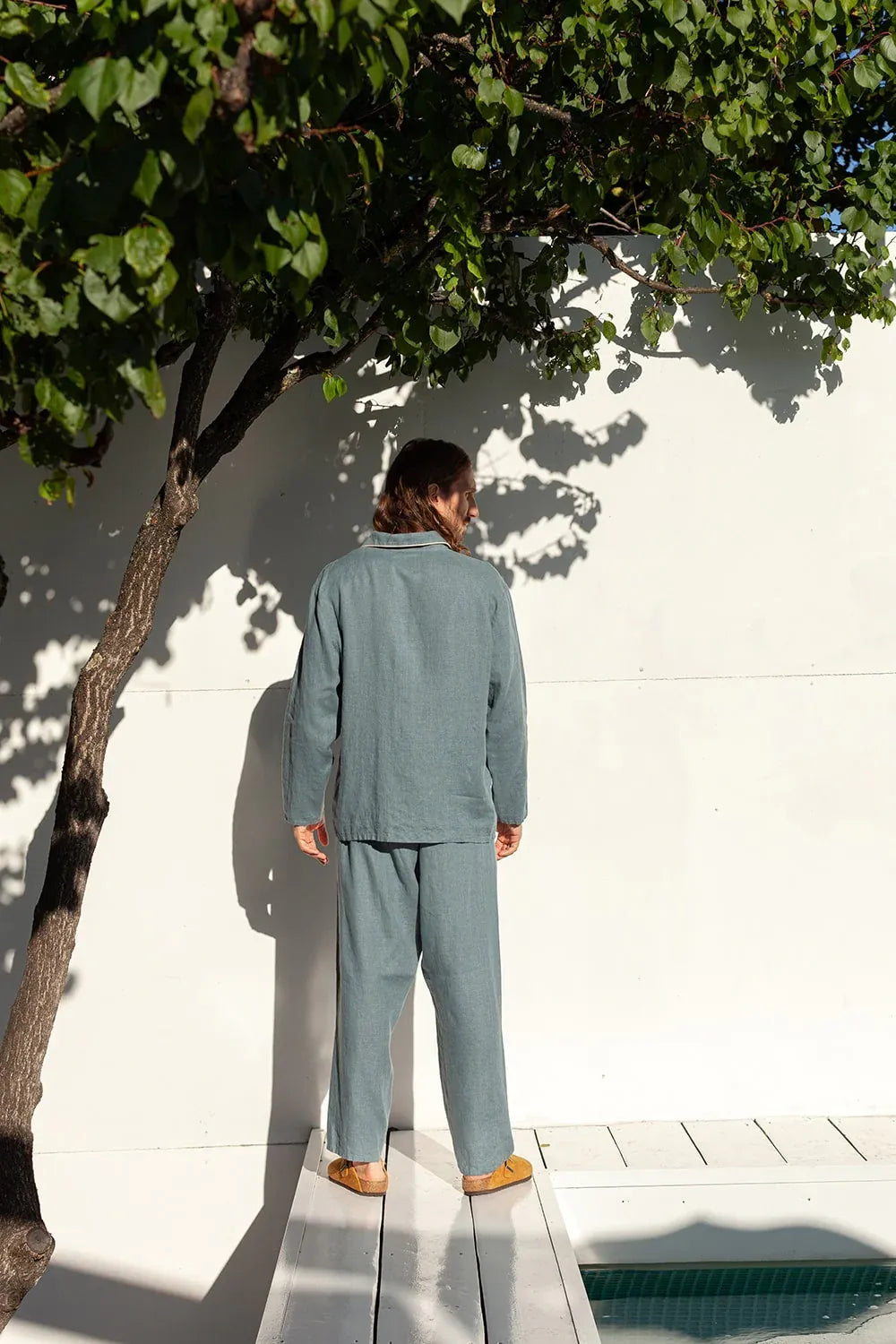 Men's Linen Pjama Set