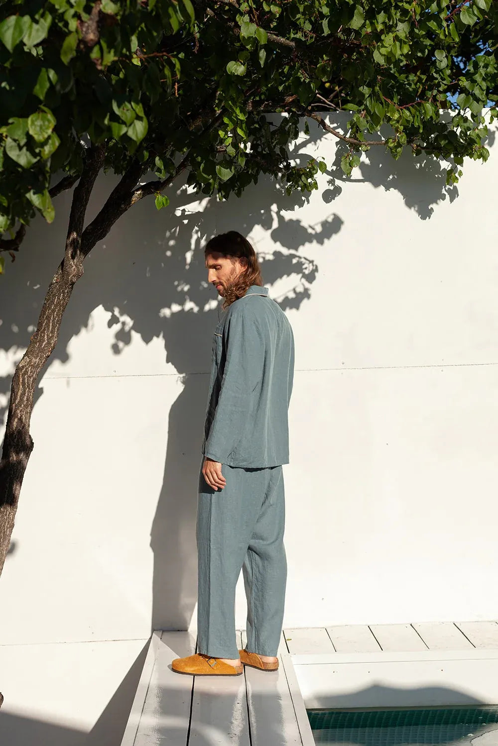Men's Linen Pjama Set