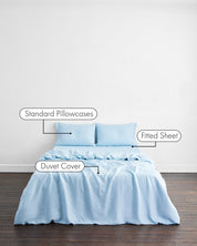 Coast 100% Flax Linen Bedding Set