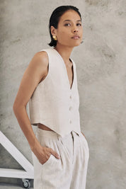 Banks Linen Vest