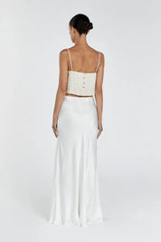 Lainie Linen Crop Top