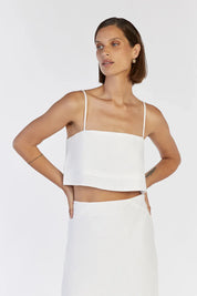 Lainie Linen Crop Top