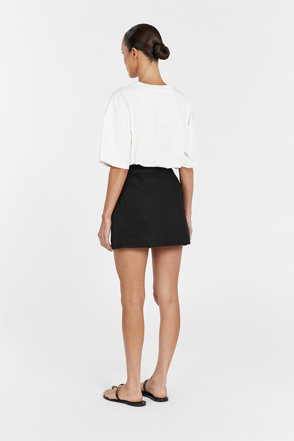 Natural Linen Skort