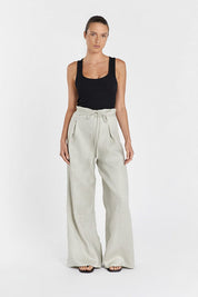 Chalk Linen Pant