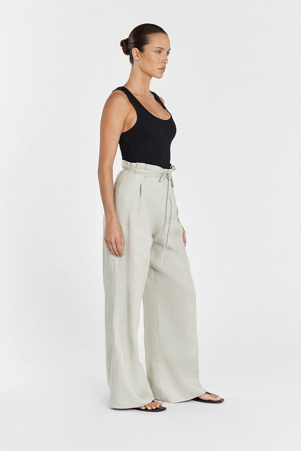 Chalk Linen Pant