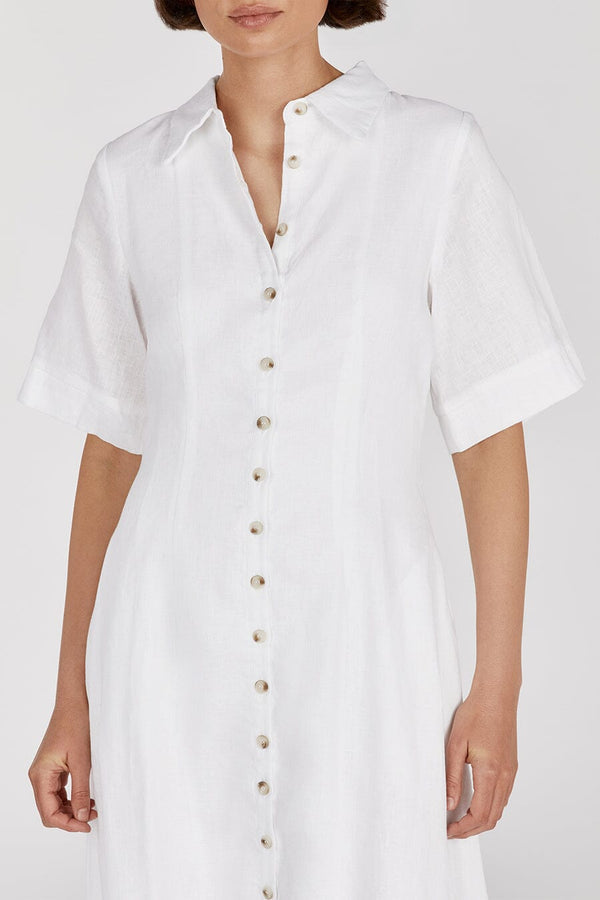 Frannie Linen Shirt Dress