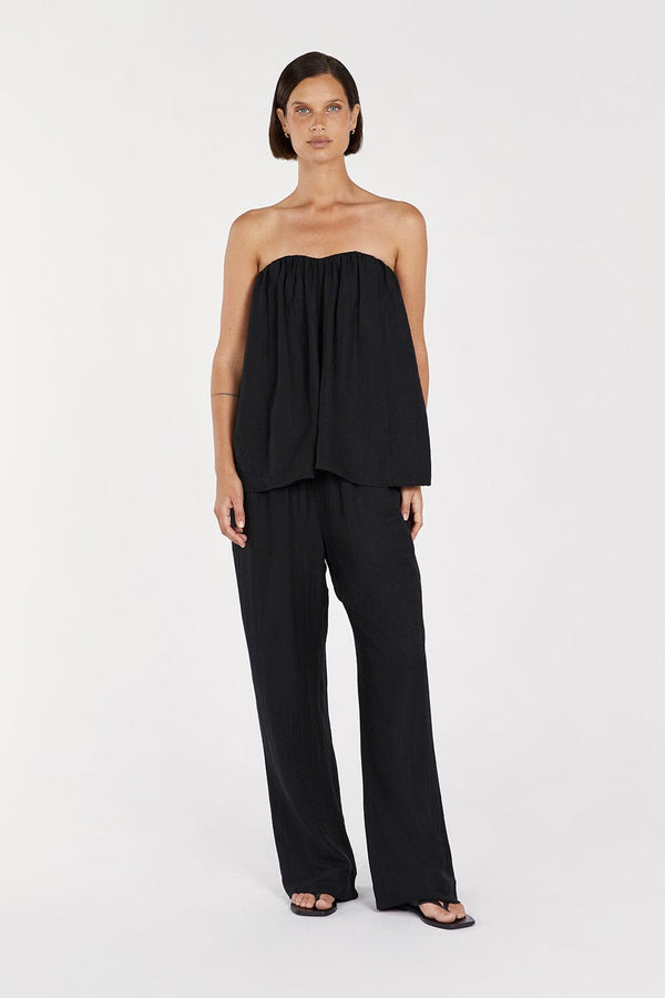 Waisted Relaxed Linen Pant