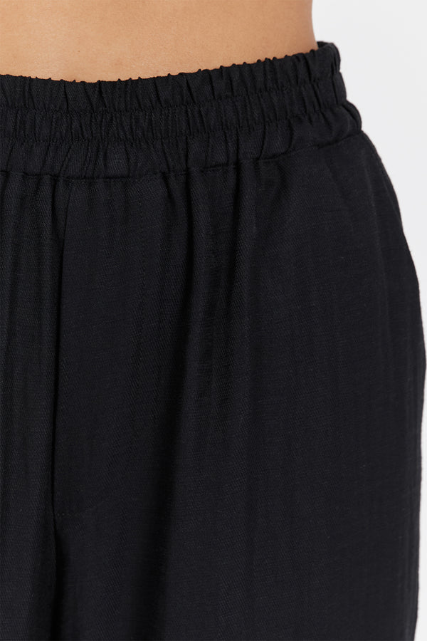 Waisted Relaxed Linen Pant