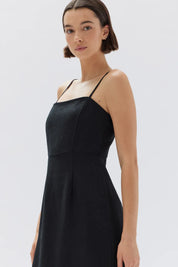 Eliza Linen Midi Dress