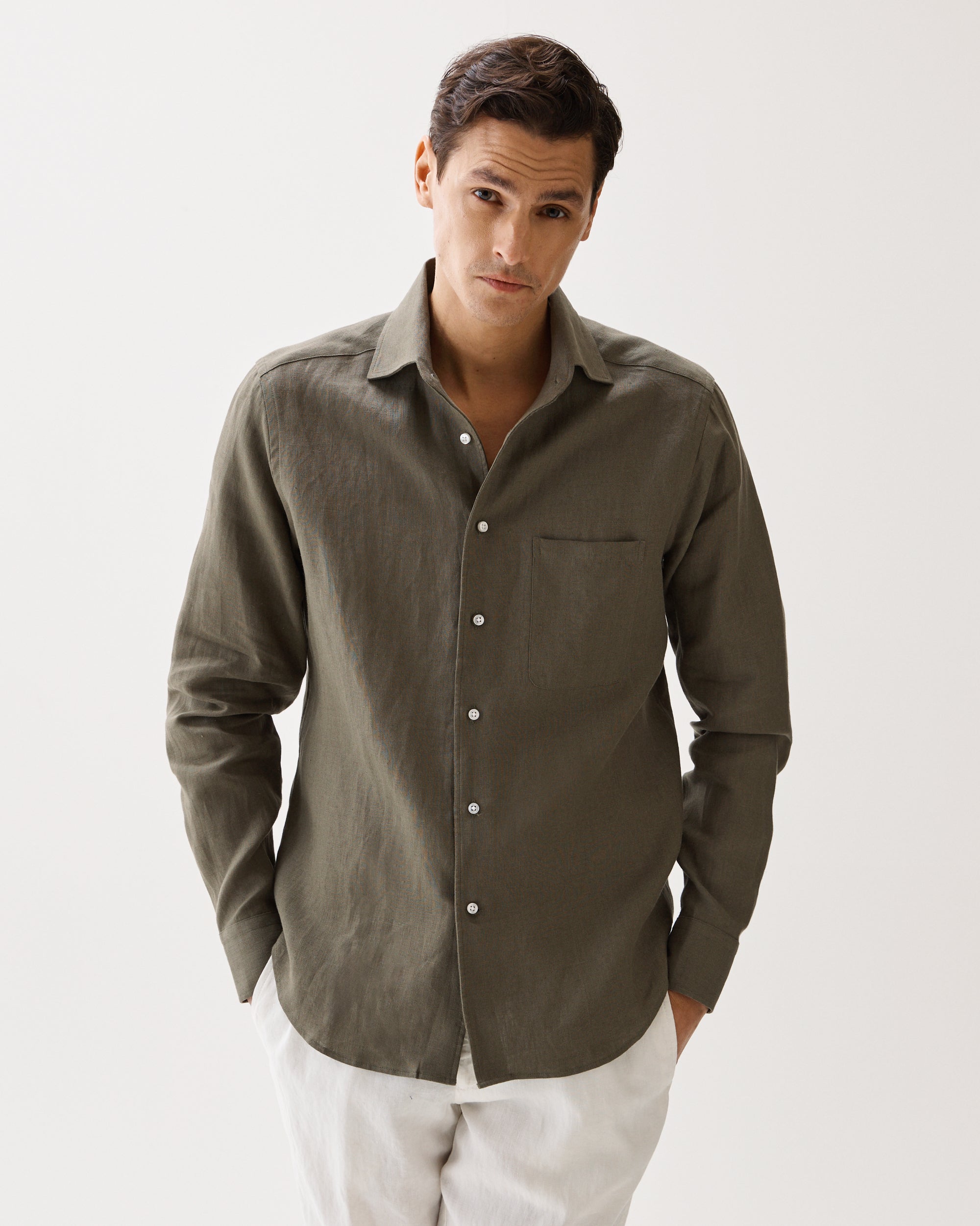 Linen One-Piece Shirt