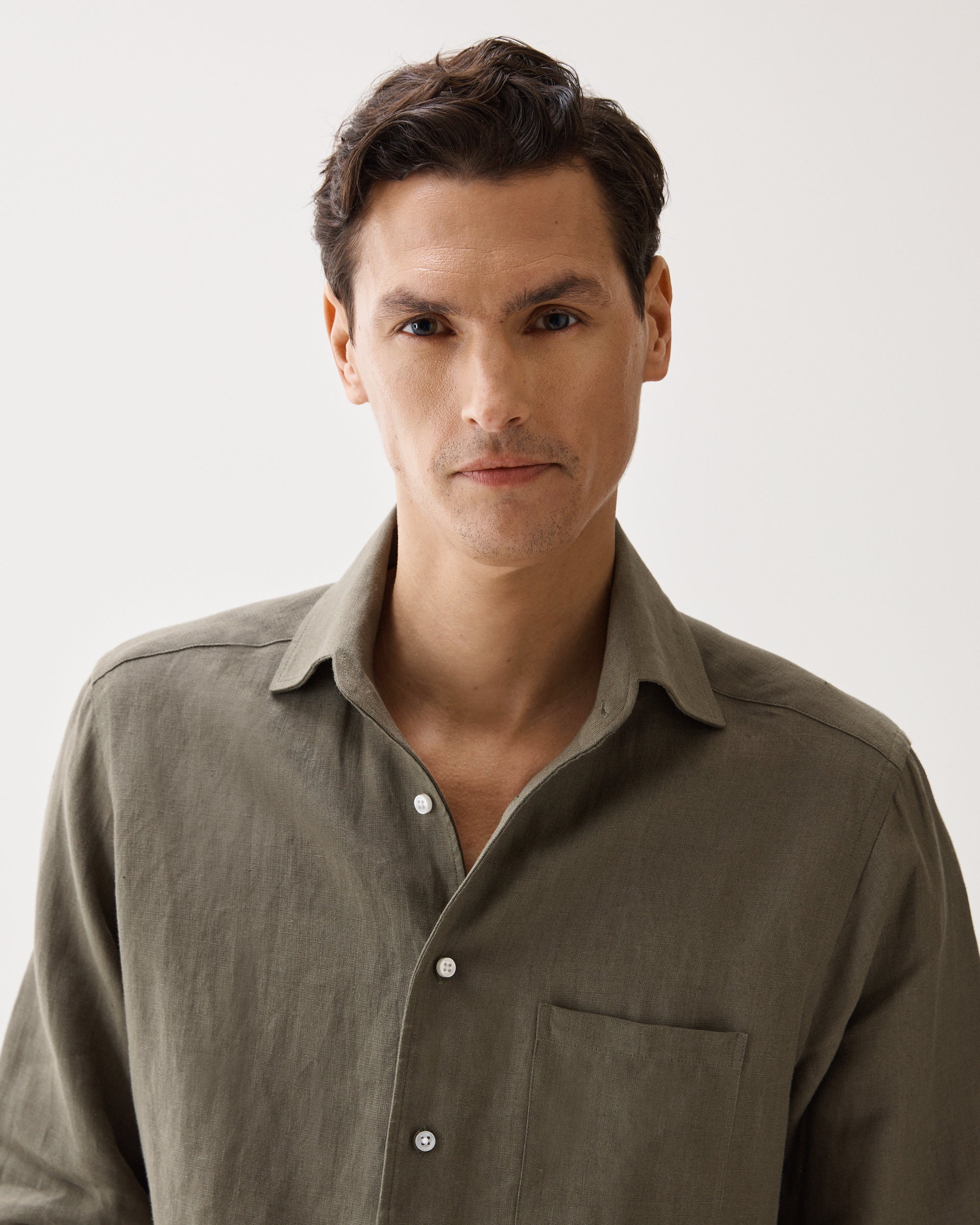 Linen One-Piece Shirt