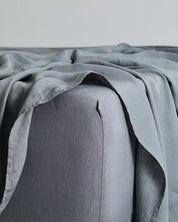 Mineral 100% Flax Linen Fitted Sheet