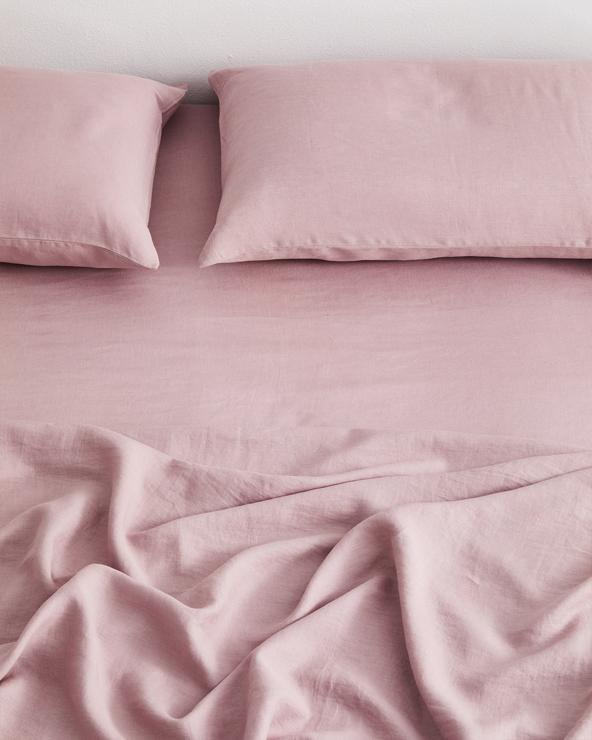 Lavender 100% Flax Linen Fitted Sheet