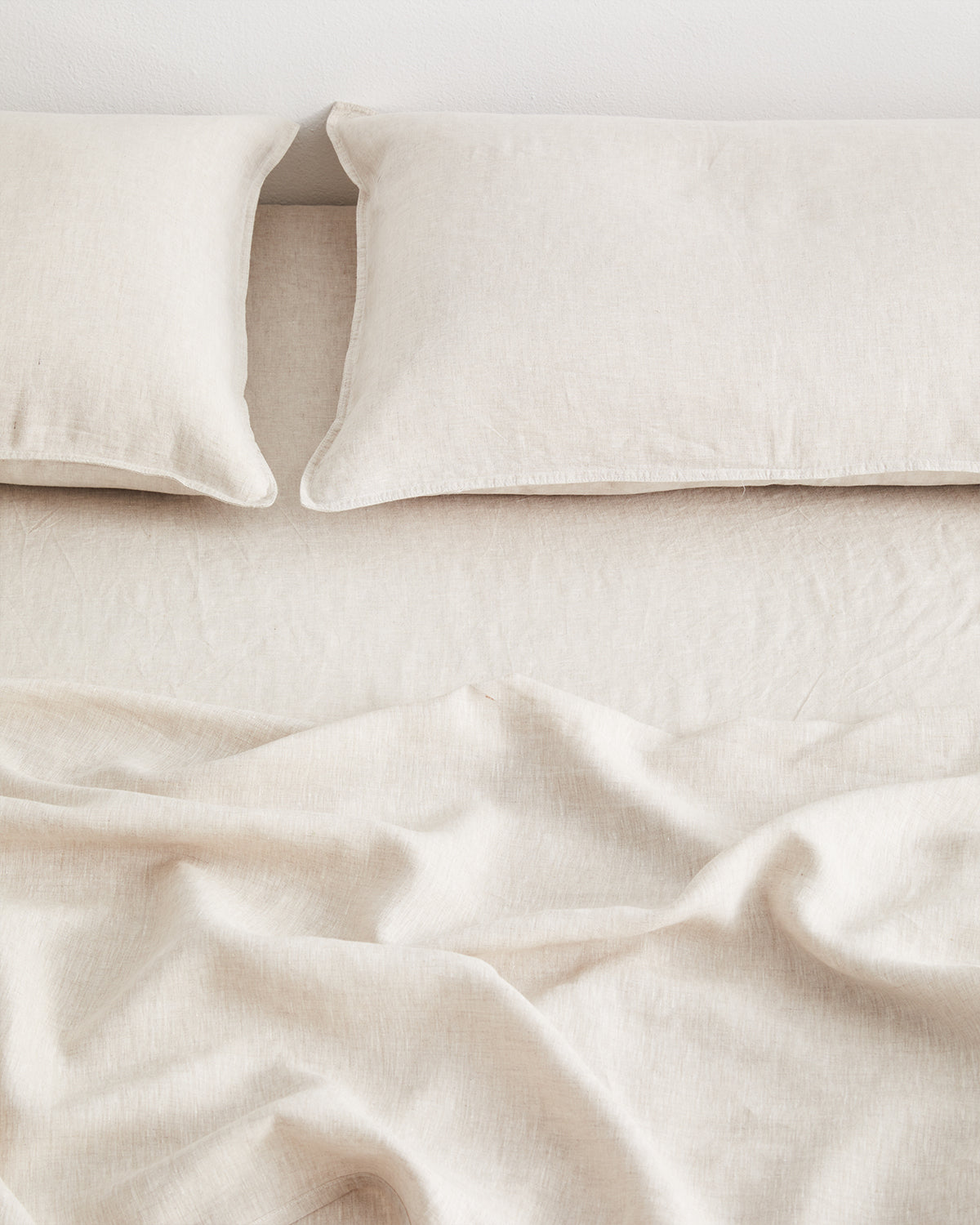 Oatmeal 100% Flax Linen Fitted Sheet