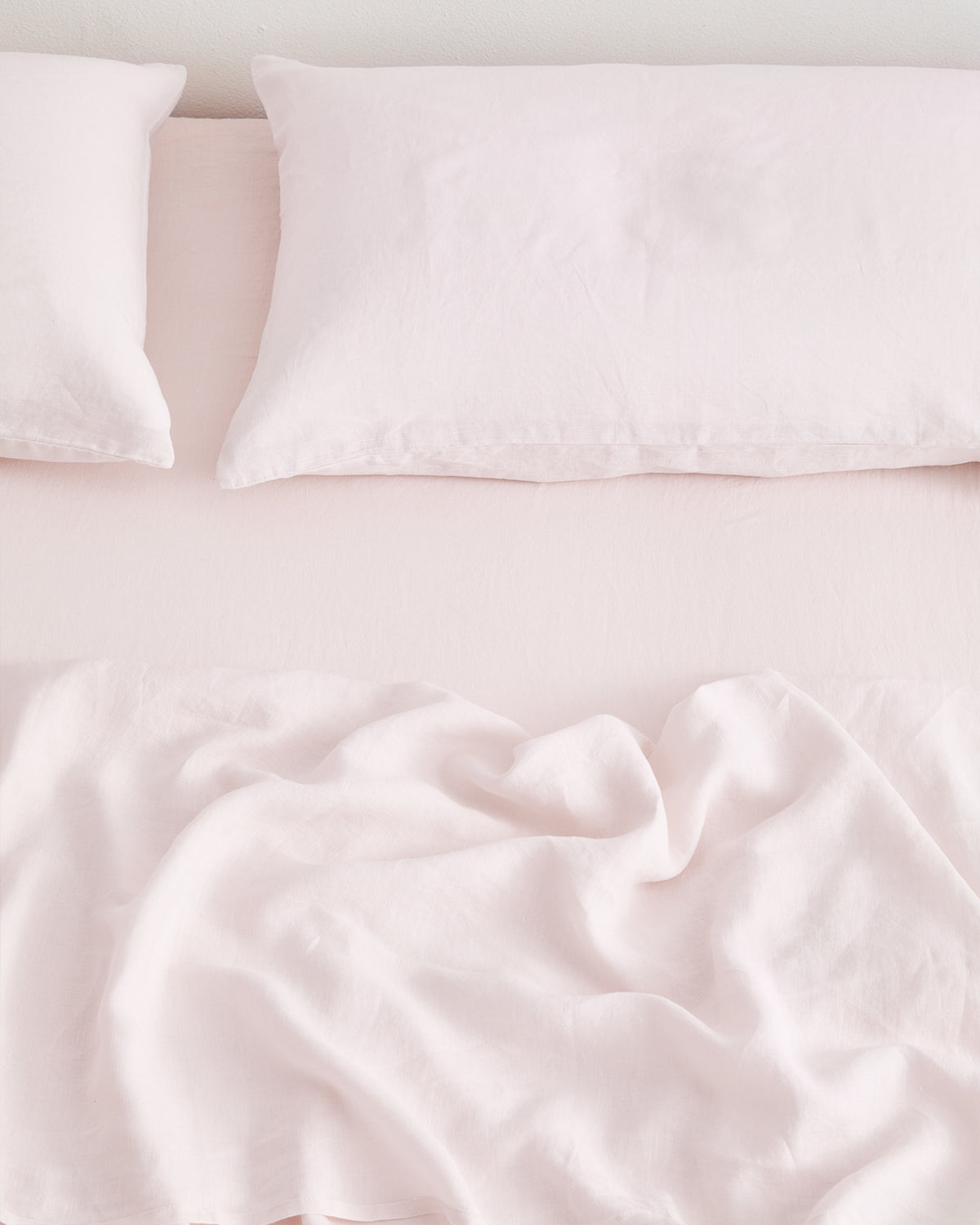 Rosewater 100% Flax Linen Fitted Sheet