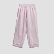 Men's Blush Pink Linen Pyjama Trouser Set