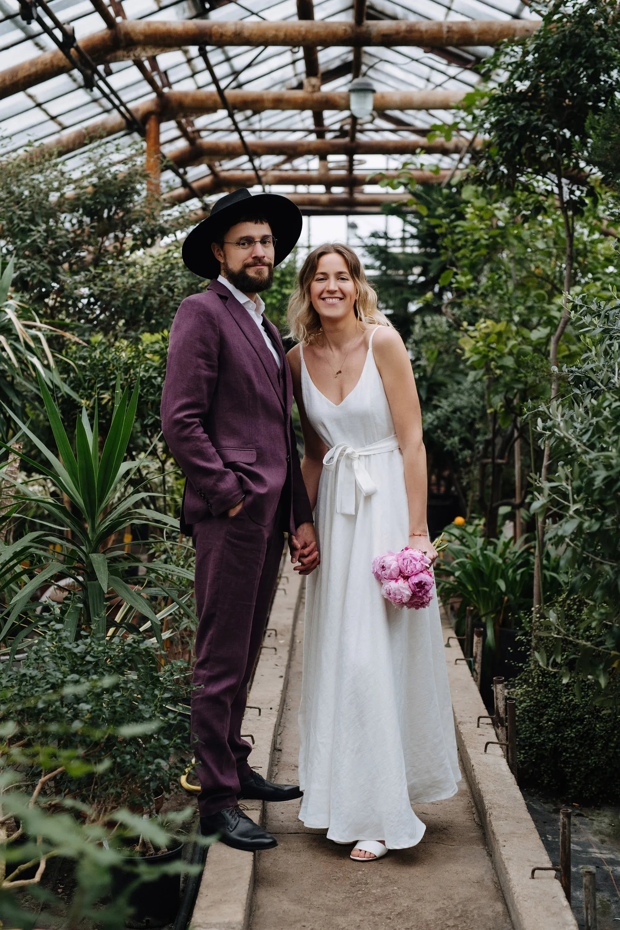 Leyla Wedding Linen Dress