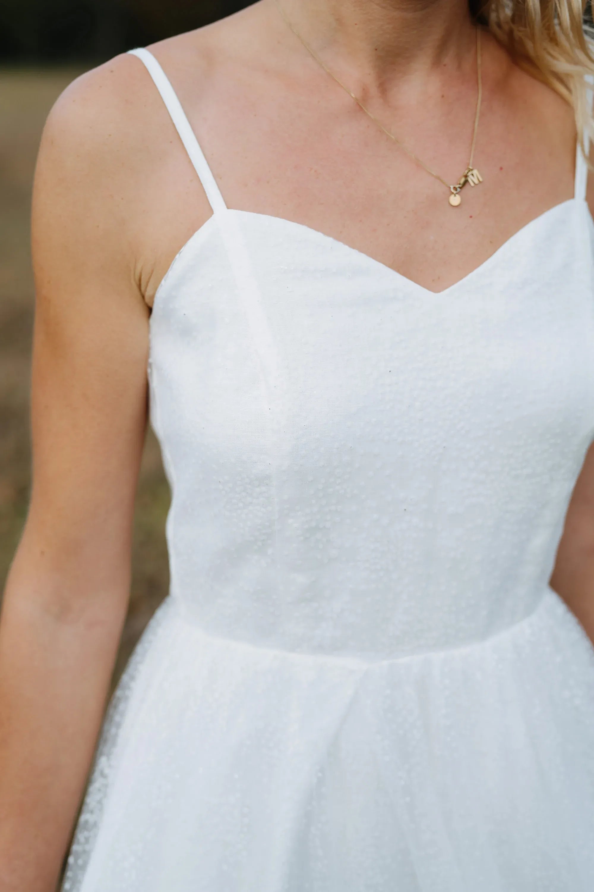 Wedding Linen Tulle Dress