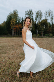 Wedding Linen Tulle Dress