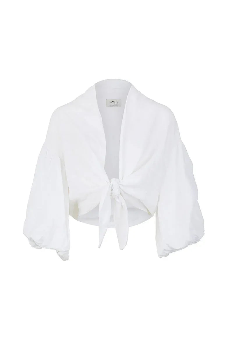 Iconic Linen Crop Top