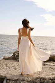 Cezanne Linen Wedding Dress