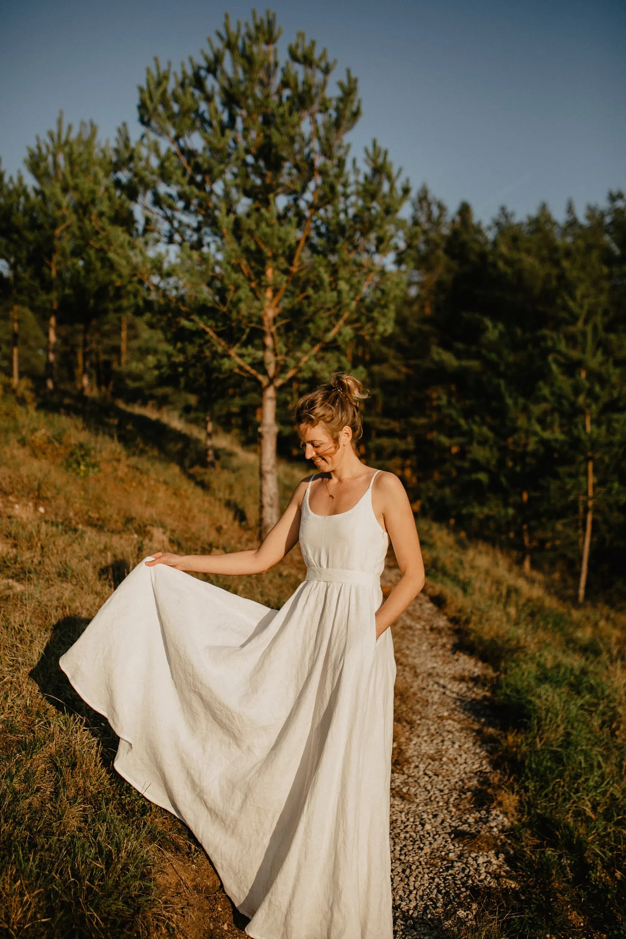 Nairobi Wedding linen dress