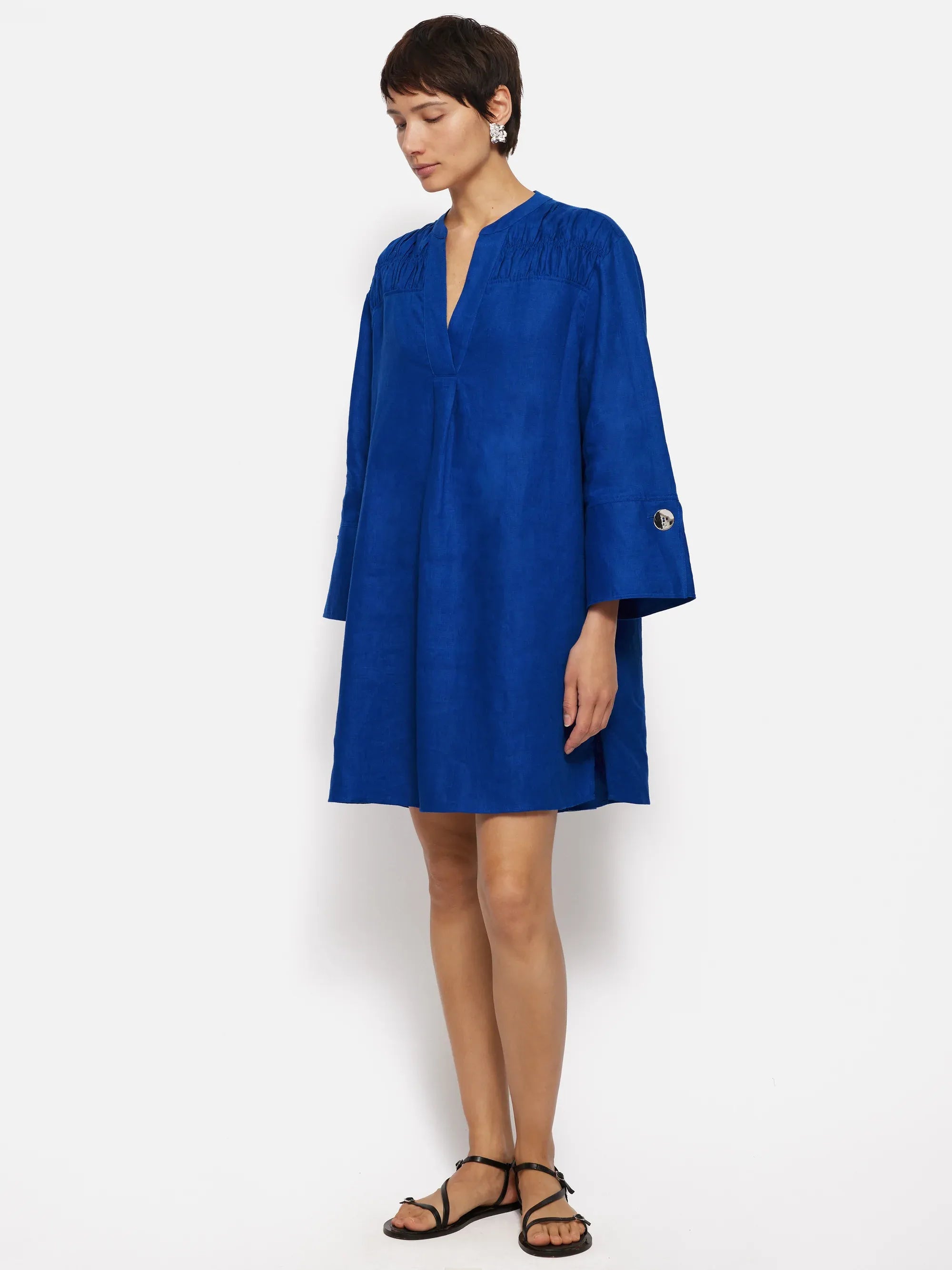 Linen Kaftan Dress