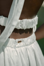 Halter neck Linen Dress